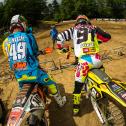 ADAC MX Masters, Bielstein, Dennis Ullrich ( KTM / Deutschland ) und Jeremy Seewer ( Suzuki / Schweiz )