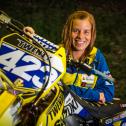 ADAC MX Masters, Bielstein, Larissa Papenmeier ( Suzuki / Deutschland ) mit ihrer Maschine im Ladies Cup