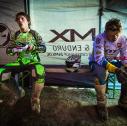 ADAC MX Masters, Fürstlich Drehna, Luca Nijenhuis ( Kawasaki / Niederlande ) und Stefan Ekerold ( Husqvarna / Deutschland )