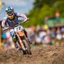 Rene Hofer ( KTM / Österreich ) auf seiner Maschine im ADAC MX Junior Cup