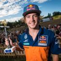 Joshia Natzke ( KTM / Neuseeland ) auf seiner Maschine im ADAC MX Youngster Cup