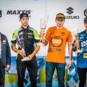 ADAC MX Masters, Holzgerlingen, Burkhard Sarholz ( KTM ), Jens Getteman ( Belgien / Kawasaki / Monster Energy Kawasaki Elf Team Pfeil ), Dennis Ullrich ( Deutschland / KTM / KTM Sarholz Racing Team ), Henry Jacobi ( Deutschland / Husqvarna / STC Racing )