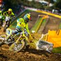 ADAC MX Masters, Holzgerlingen, Jett Lawrence ( Australien / Suzuki / Team Suzuki World MX2 ) auf seiner Maschine beim ADAC MX Youngster Cup