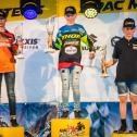 ADAC MX Masters, Holzgerlingen, Meisterehrung 2017 beim ADAC MX Junior Cup v.l.n.r.:  Max Palsson ( Schweden / KTM ), Magnus Smith ( Dänemark / KTM / MEFO Sport Racing Team ) und Rasmus Pedersen ( Dänemark / KTM / Team Classic Oil - SHR Motorsport )