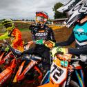 ADAC MX Masters Holzgerlingen, Camden Mc Lellan ( Südafrika / KTM / Kosak Racing Team ) und Liam Everts ( Belgien / KTM ) beim ADAC MX Junior Cup 85