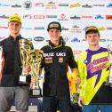 ADAC MX Youngster Cup, Möggers, Miro Sihvonen ( KTM / Finnland ), Bas Vaessen ( Suzuki / Niederlande ) und Martin Krc ( KTM / Tschechien )