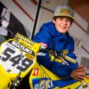 ADAC MX Masters 2017, ADAC MX Masters, Tensfeld, Jett Lawrence ( Australien / Suzuki / Team Suzuki World MX2 ) mit seiner Maschine beim ADAC MX Junior Cup