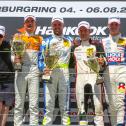 ADAC TCR Germany, Nürburgring, Podium, Rennen 2, Junior Team Engstler, Luca Engstler, HP Racing, Harald Proczyk, LMS Racing, Antti Buri, AC 1927 Mayen e.V. im ADAC, Sheldon van der Linde