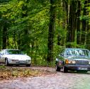 Die Zuschauer prämierten das Mercedes-Benz 230 CE Coupé als schönstes Fahrzeug