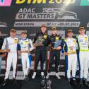 Das Podium des dritten ADAC GT Masters-Saisonrennens 