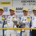 ADAC Formel Masters, Oschersleben, Maximilian Günther, ADAC Berlin-Brandenburg e.V. Mikkel Jensen, Tim Zimmermann, Neuhauser Racing