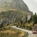 Die Dolomiten bilden eine atemberaubende Kulisse für die Oldtimer-Wanderung