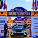 Timo Schulz/Michael Wenzel: Schon der Start in Zlín ließ auf eine starke Rallye hoffen