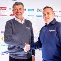 Hankook Motorsport-Director Manfred Sandbichler mit ADAC Motorsportchef Thomas Voss