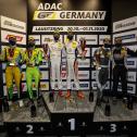 Das Podium der ADAC GT4 Germany vom Sonntag