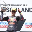 Augusto Fernandez aus Spanien dominierte das Rennen der Moto2-Kategorie