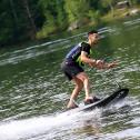 Liebt den Speed: Lukas Tulovic auf dem Wasser