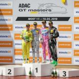 ADAC GT Masters, Most, BWT Mücke Motorsport, Mike David Ortmann, Jeffrey Schmidt, Mann-Filter Team HTP, Fabian Vettel, Orange1 by GRT Grasser, Rolf Ineichen