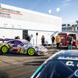 Der Porsche Carrera Cup Deutschland präsentierte sich im Fahrerlager des Nürburgrings