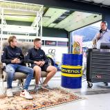 „PS on Air – Der Ravenol ADAC GT Masters-Talk“ mit Moderator Patrick Simon, Luca Engstler und Patric Niederhauser