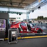Wasserstoff-Brennstoffzellen liefern den E-Boliden des FIA ETCR eTouring Car World Cup emissionsfreie Energie