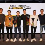 Sieger der Gesamtwertung 2023, v.l.n.r.: Ralf Aron, Alain Valente, Salman Owega, Elias Seppänen, Jannes Fittje, Nico Menzel