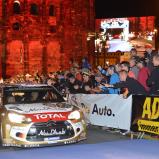 ADAC Rallye Deutschland, Showstart, Trier, Porta Nigra, Kris Meeke, Citroen Total Abu Dhabi WRT