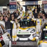 Das ADAC Opel Rallye Junior Team überzeugte bei der Rallye in Belgien  