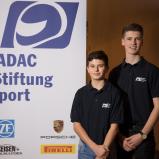 Erik Bachhuber, Lukas Fienhage, Speedway-Piloten der ADAC Stiftung Sport im Förderkader 2018, Essen Motor Show
