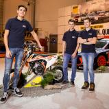 Motocross-Piloten des Förderkaders 2018: Lion Florian, Simon Längenfelder, Cato Nickel