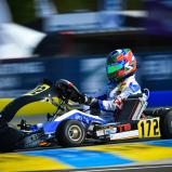 Bei der Deutschen Kart-Meisterschaft in Wackersdorf gelang Joel Mesch eine tolle Aufholjagd