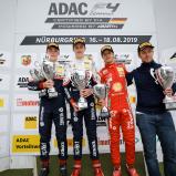 ADAC Formel 4, Nürburgring, US Racing - CHRS, Théo Pourchaire, Roman Stanek, Prema Powerteam, Gianluca Petecof