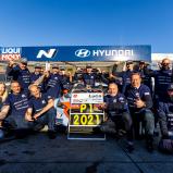 Team-Meister 2021 in der ADAC TCR Germany: Hyundai Team Engstler