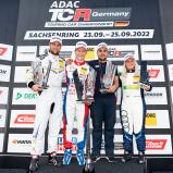 Podium ADAC TCR Germany, Rennen Samstag, Sachsenring