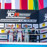 Podium Samstag ADAC TCR Germany Hockenheimring 2022