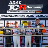 Podium Samstag ADAC TCR Germany Hockenheimring 2022