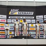 Das Podium der ADAC GT4 Germany auf dem Red Bull Ring