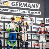 Podium Rennen 1, ADAC GT4 Germany, Hockenheimring