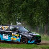 Thiele/Hain: Sie feierten ihren ersten Podestplatz im ADAC Opel e-Rally Cup
