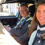 Cyndie Allemann: Die Schweizerin lieferte an der Seite von Horst Rotter ein starkes Rallye-Debüt ab